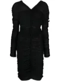 ESTER MANAS ruched off-shoulder dress - Black