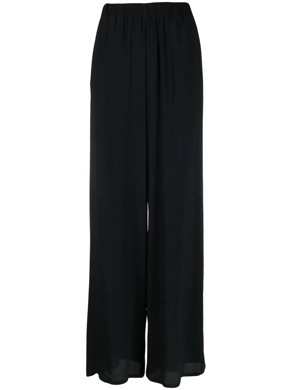

Federica Tosi elasticated wide-leg trousers - Black