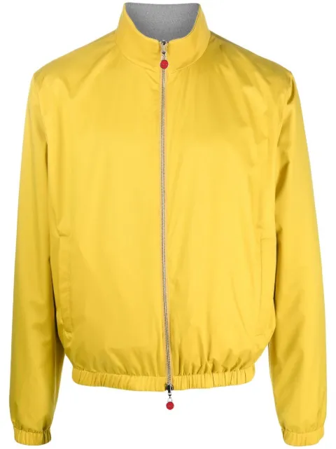 Kiton chamarra bomber con cuello alzado
