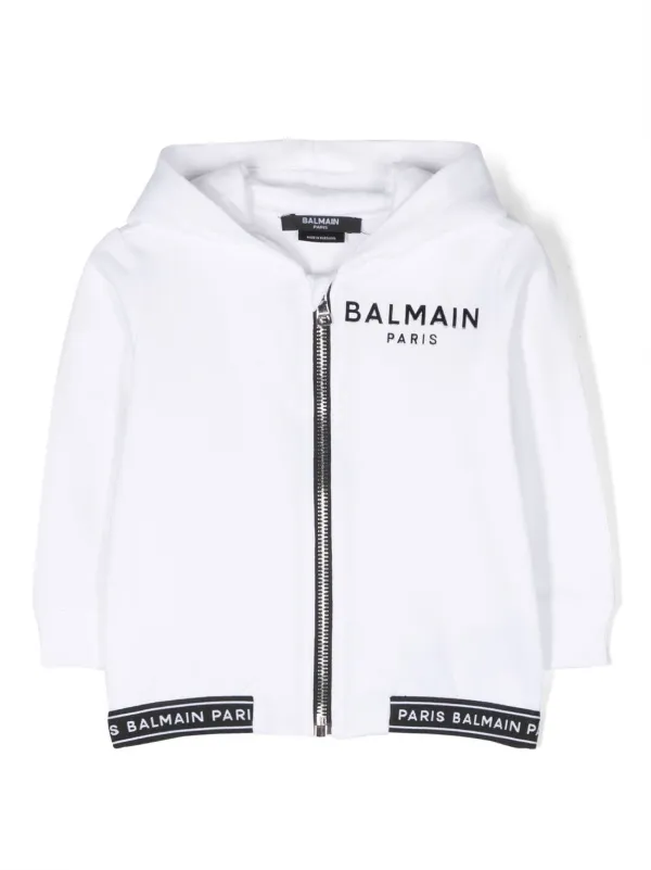 Balmain Kids ロゴ ジップ パーカー - Farfetch