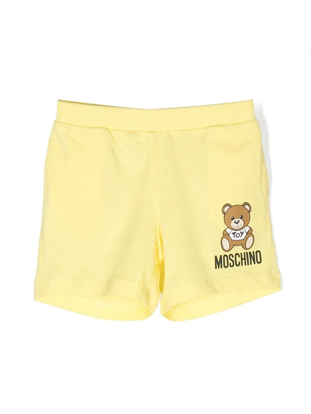 

Moschino Kids shorts con logo estampado - Amarillo