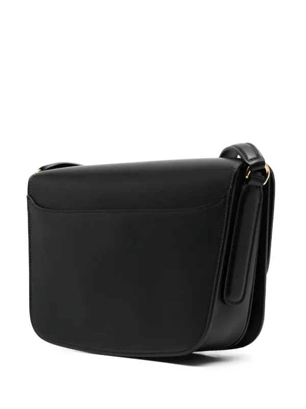 Ferragamo Gancini Leather Shoulder Bag | Black | FARFETCH Ferragamo Gancini Leather Shoulder Bag | Black | FARFETCH