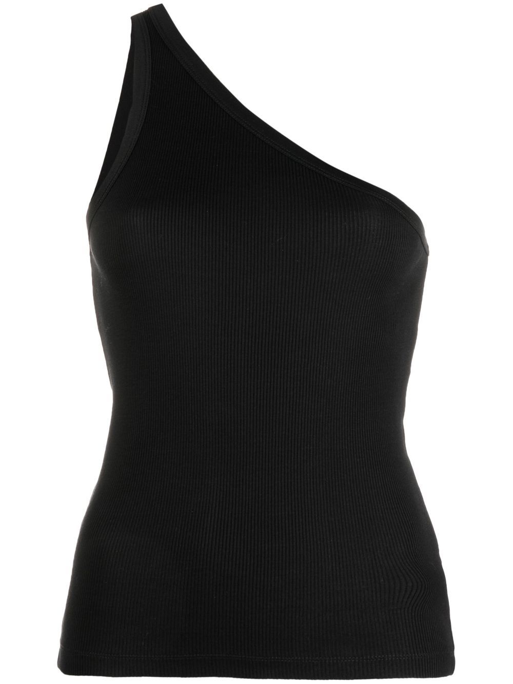 

Róhe camiseta asimétrica con aberturas - Negro