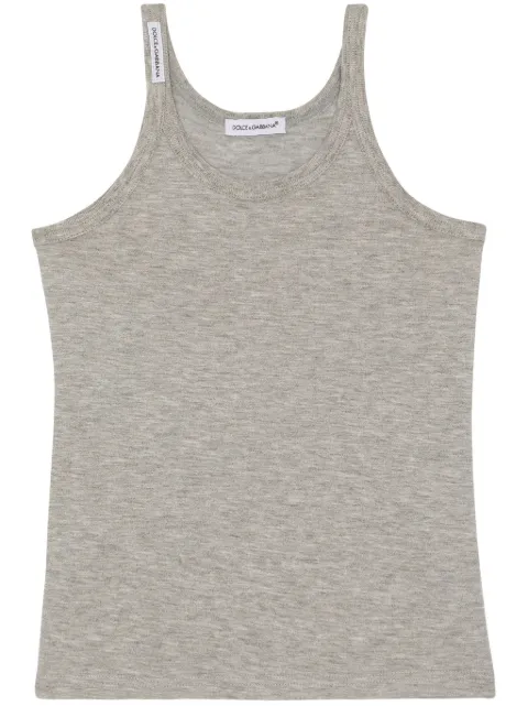Dolce & Gabbana Kids cotton tank top