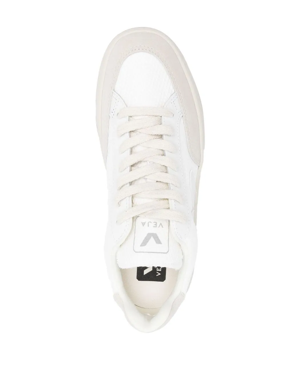 Shop Veja V-12 Low-top Sneakers In White