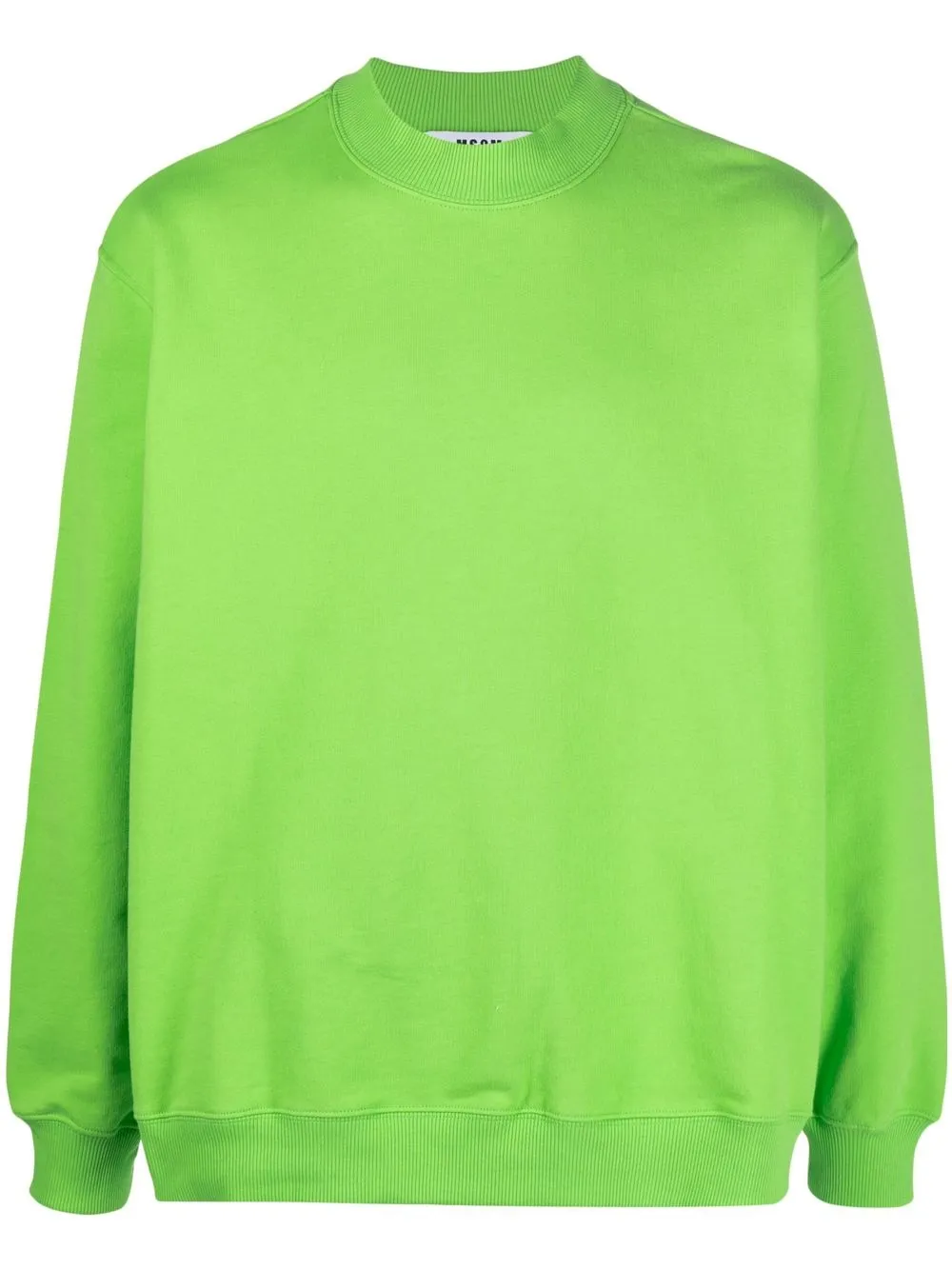 

MSGM logo-print crew-neck jumper - Green