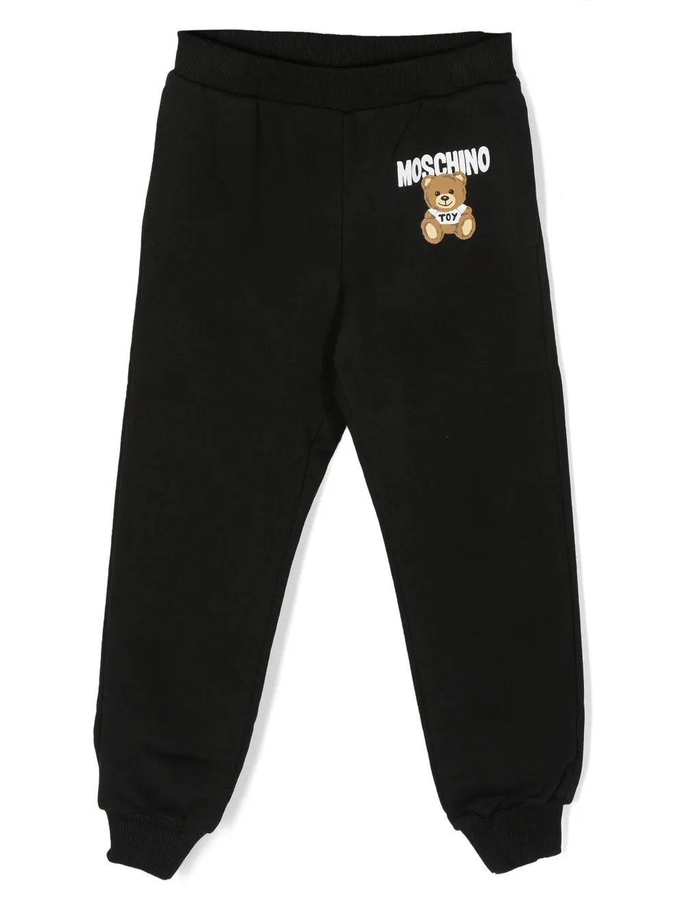 

Moschino Kids pants con logo estampado - Negro