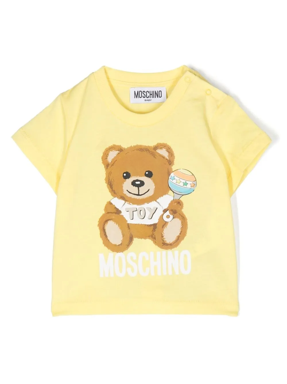 

Moschino Kids playera con motivo Teddy Bear - Amarillo
