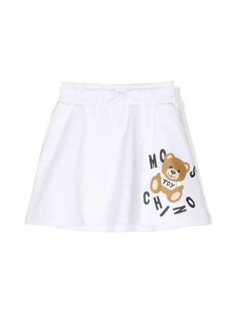 Moschino Kids falda con estampado Teddy Bea