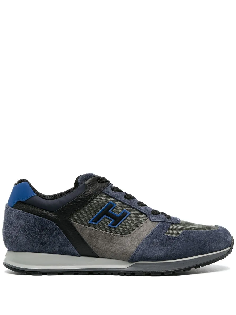 

Hogan logo-patch low-top sneakers - Blue