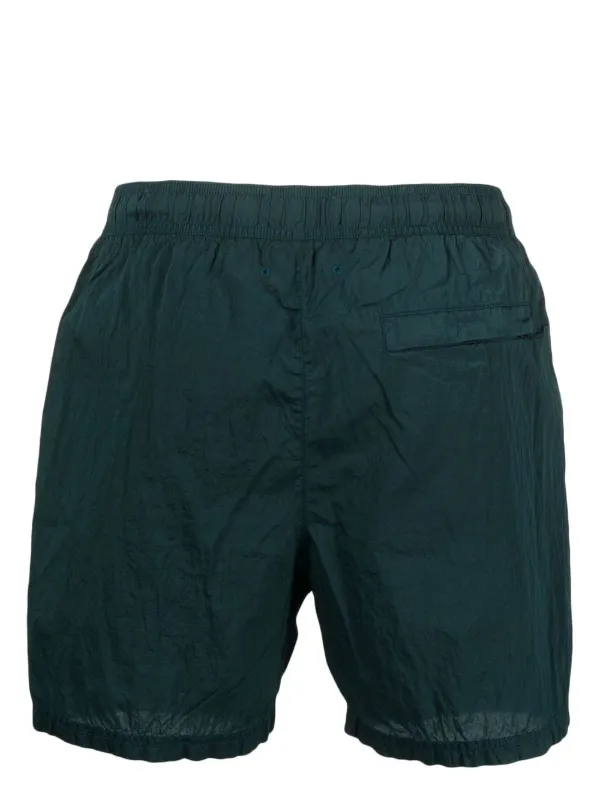 Stone Island Short De Bain a Logo Brode Farfetch