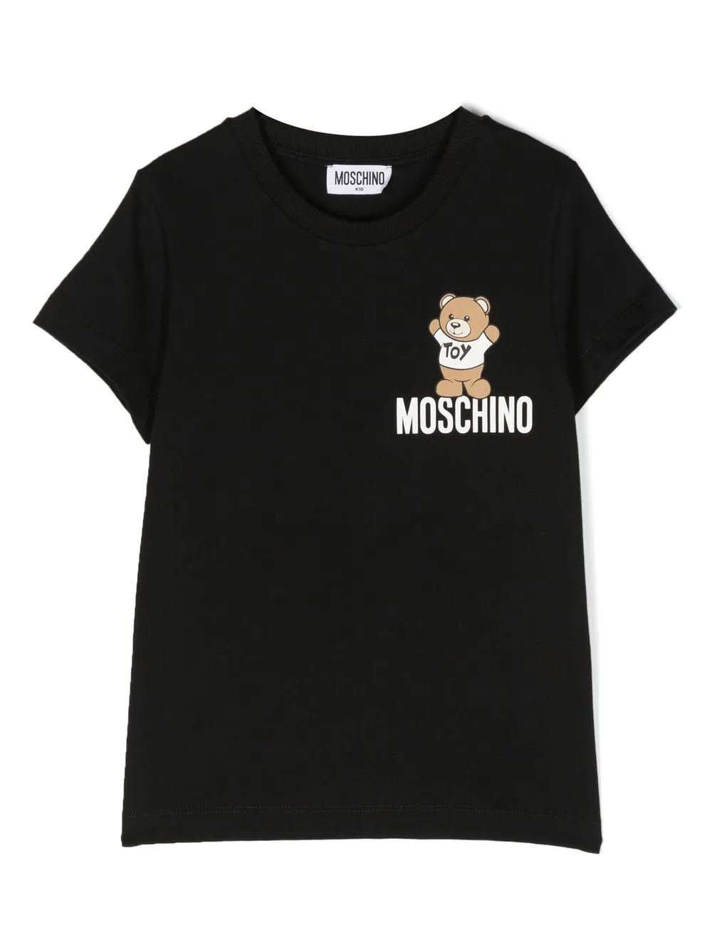 

Moschino Kids teddy print T-shirt - Black