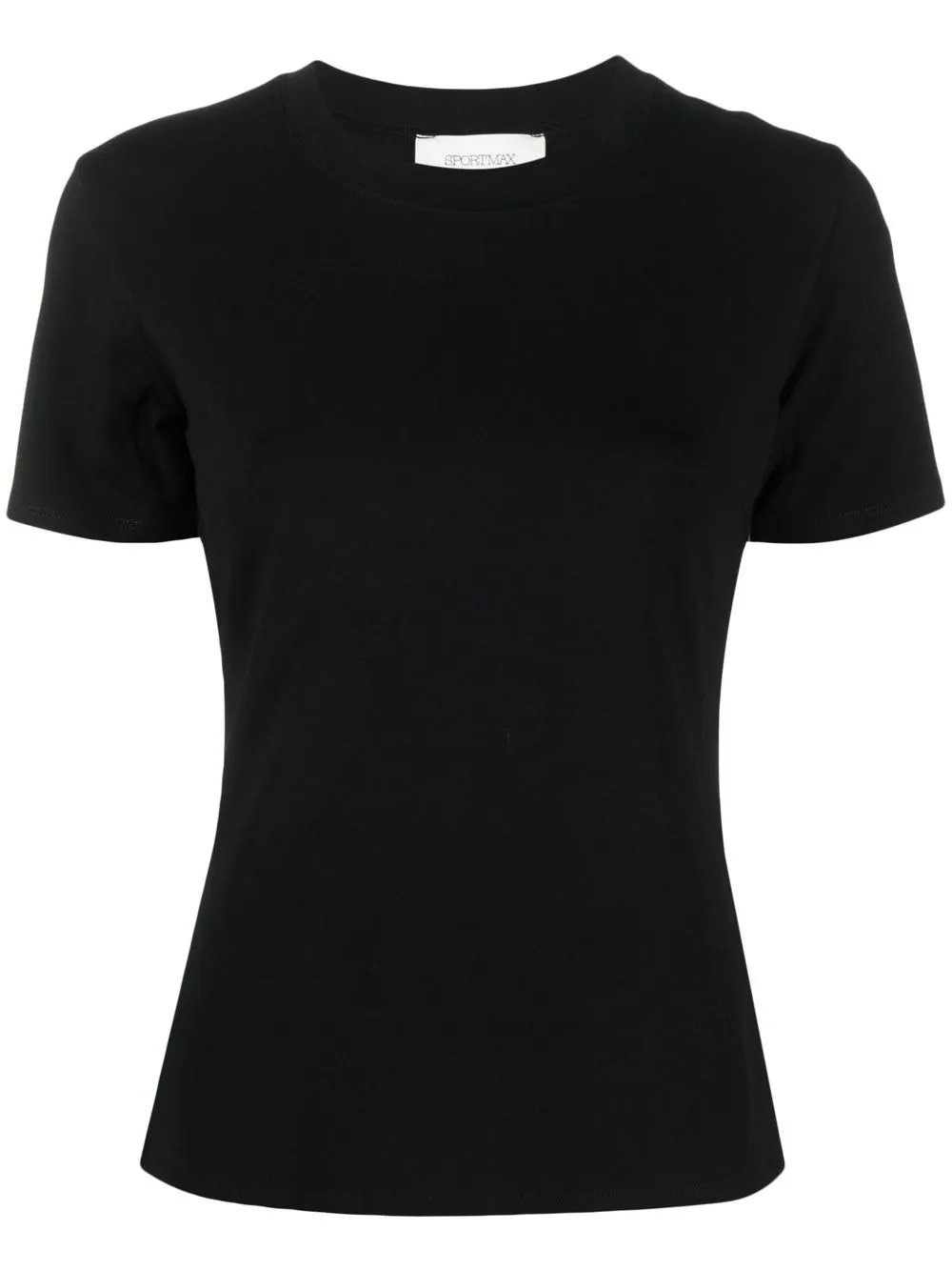 

Sportmax crew-neck cotton T-shirt - Black