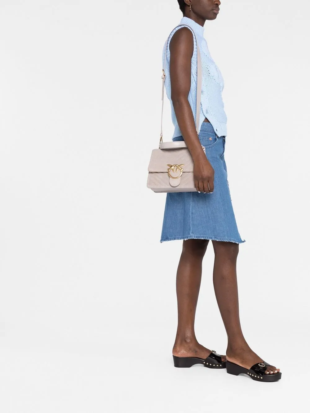 PINKO Love Lady shopper - Grijs