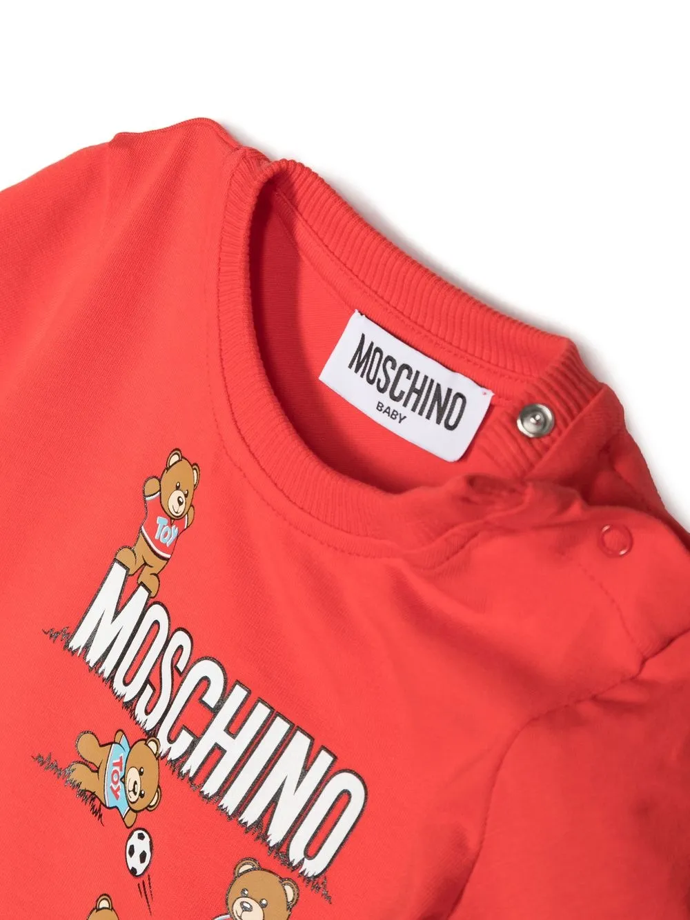 Écharpe à logo ours en peluche Moschino Laine Rose ref.625086 - Joli Closet