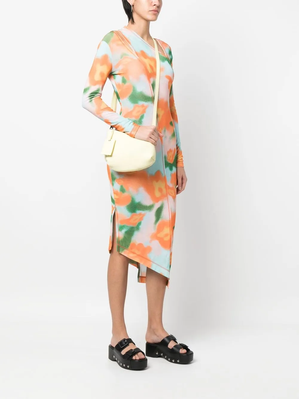 Marsèll Crossbodytas met rits - Geel