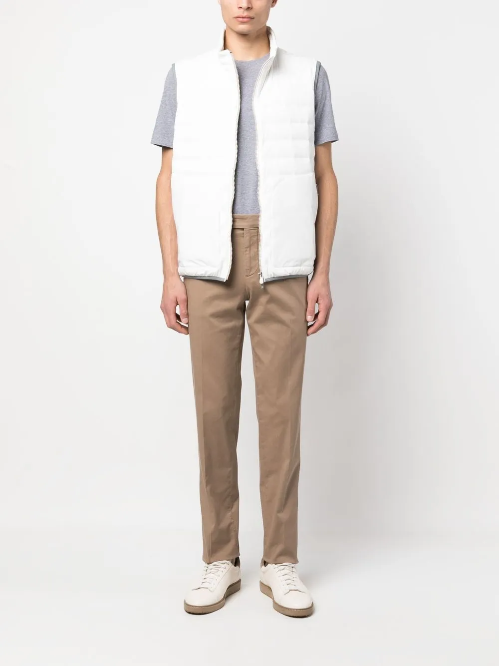Brunello Cucinelli Bodywarmer - Wit