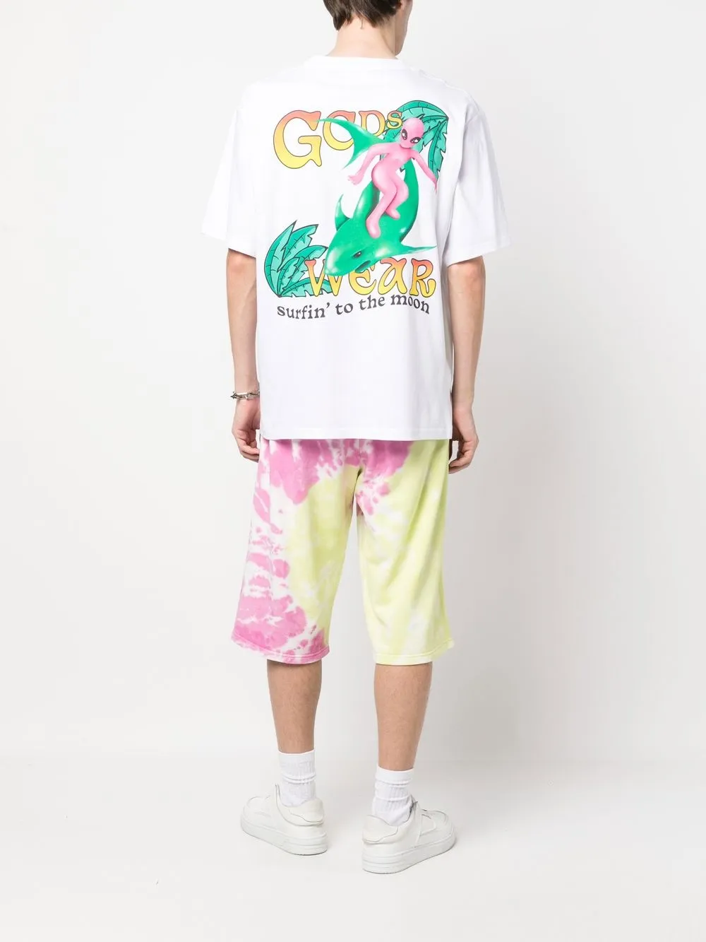 Gcds T-shirt met logoprint - Wit