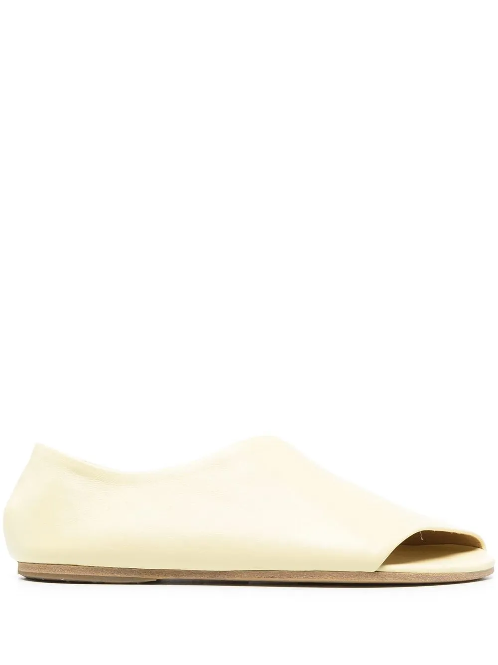 

Marsèll asymmetric leather sandals - Yellow