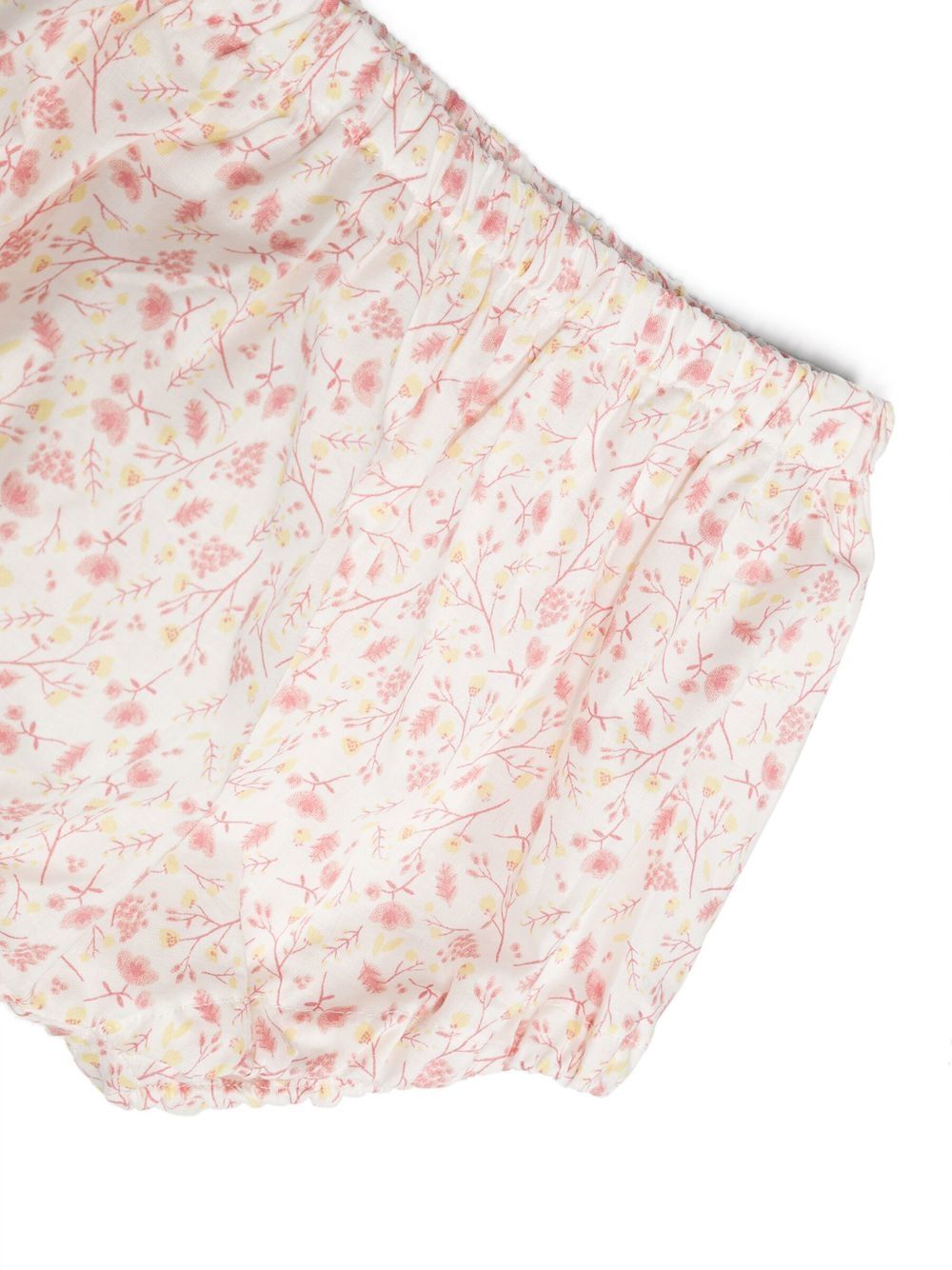 Shop Teddy & Minou Floral-print Shorts In 白色