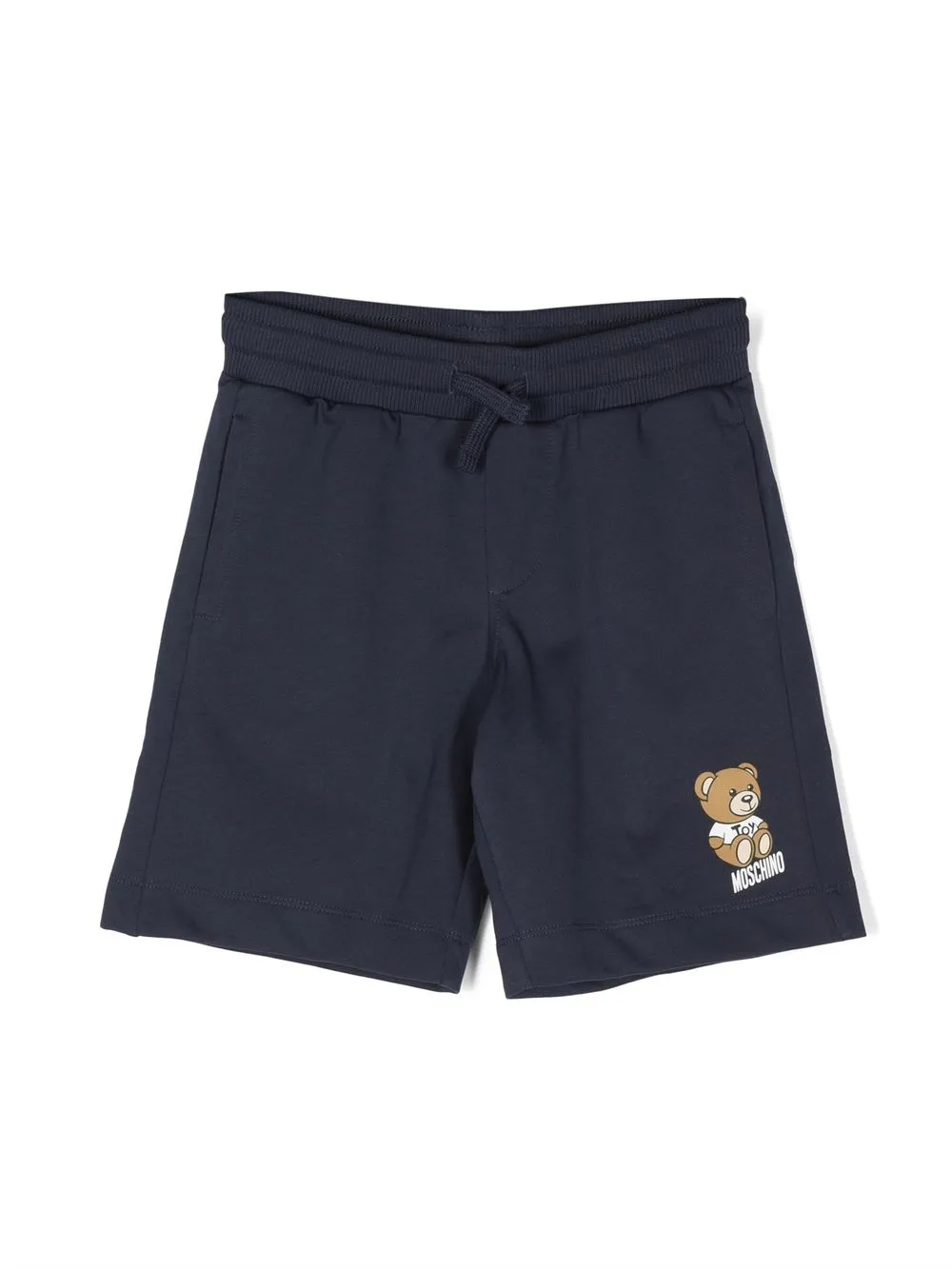 

Moschino Kids Teddy Bear-print shorts - Blue