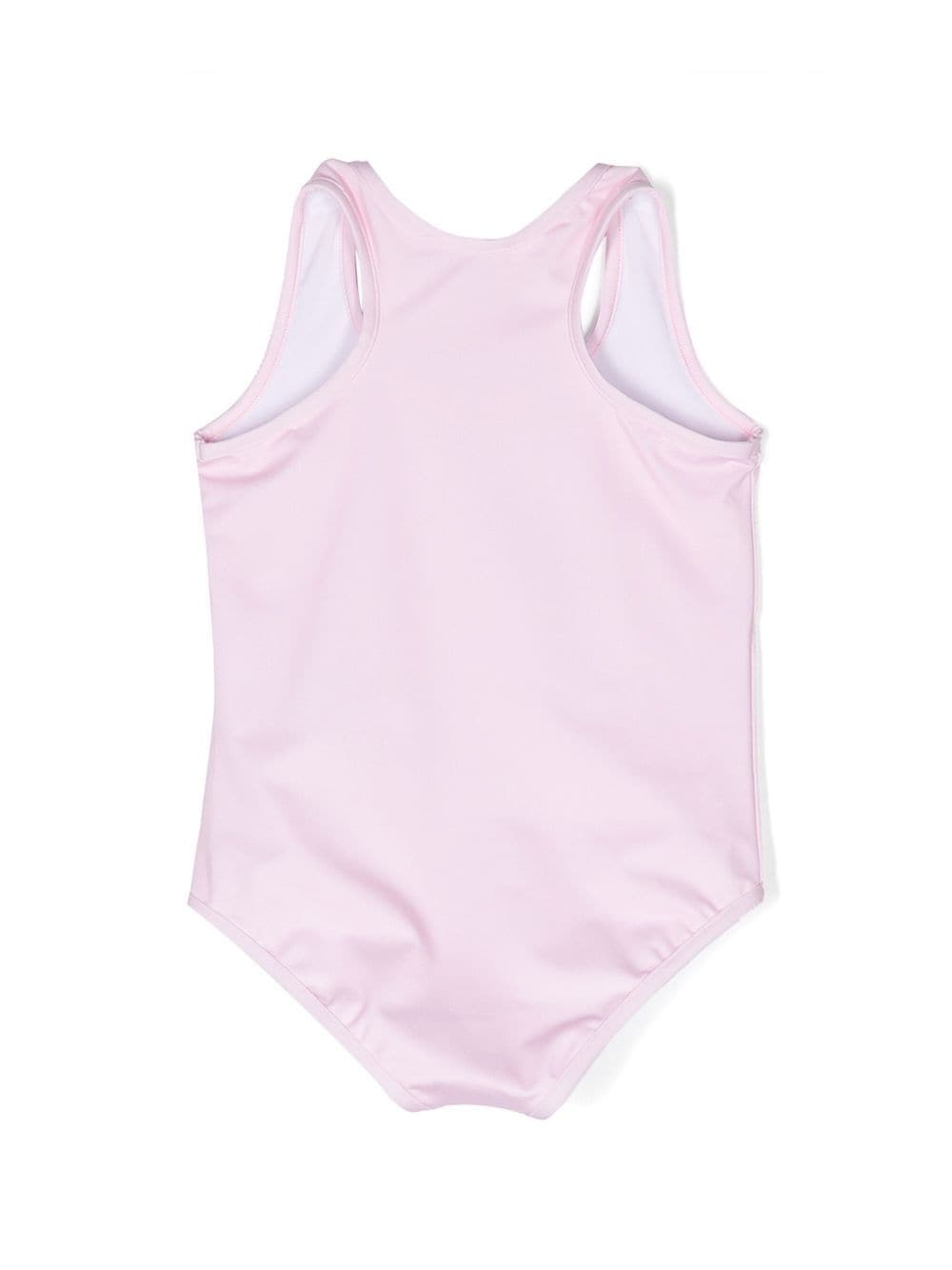 Shop Moschino Teddy-bear Print Swimsuit In Pink