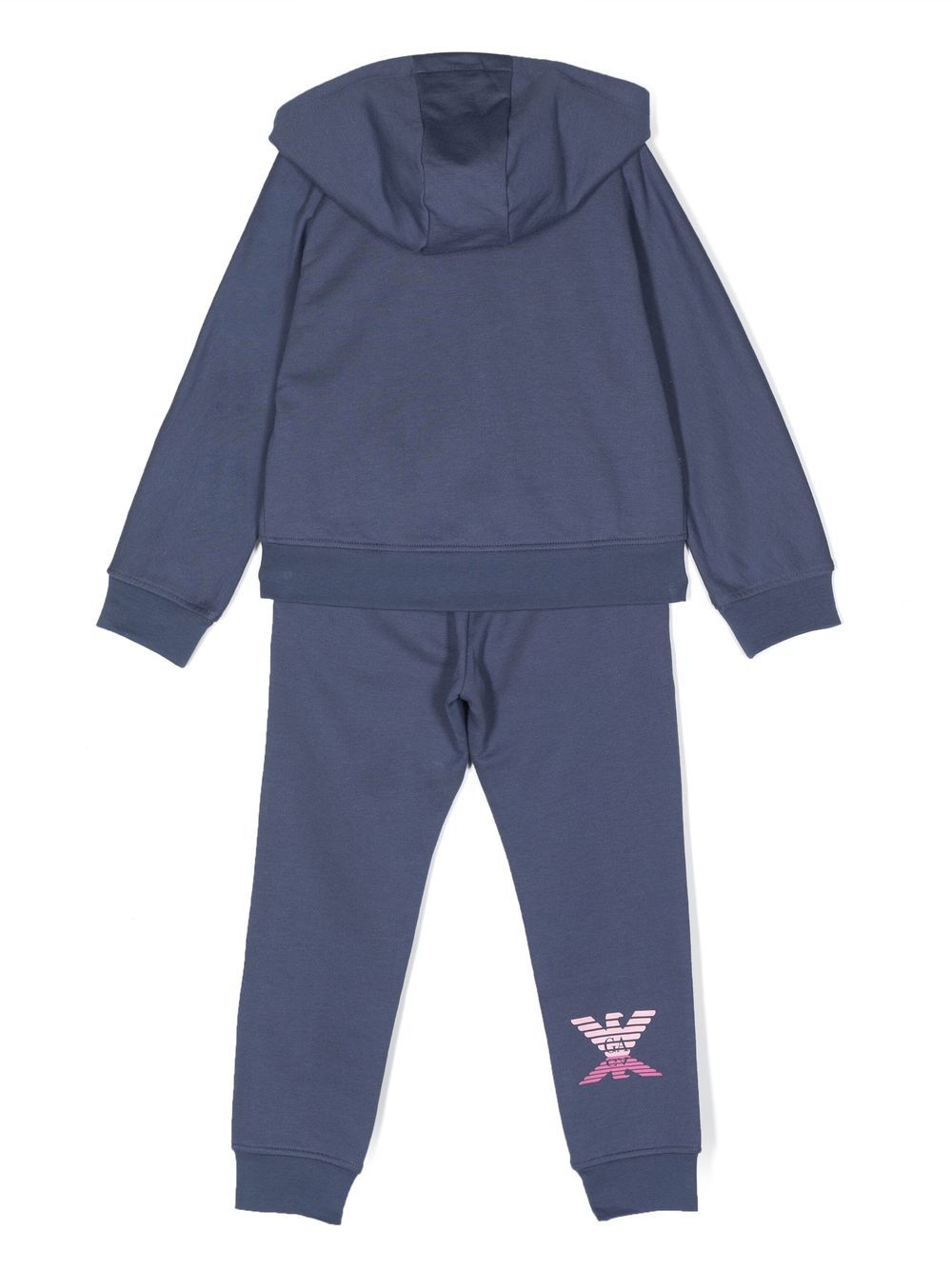 Emporio Armani Kids Trainingspak met logoprint - Blauw