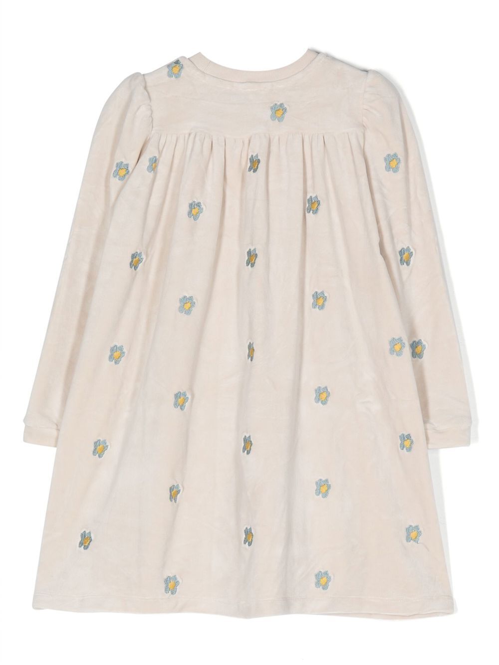 Stella McCartney Kids Jurk met bloemenprint - Beige