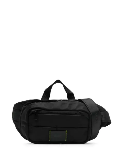 MSGM logo-patch belt bag