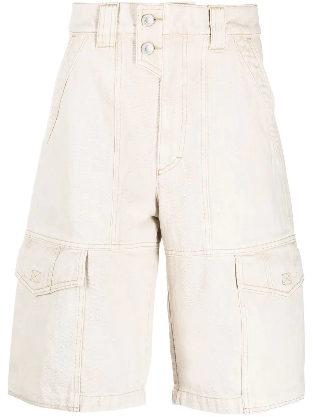 

Isabel Marant shorts cargo con bolsillos - Neutro