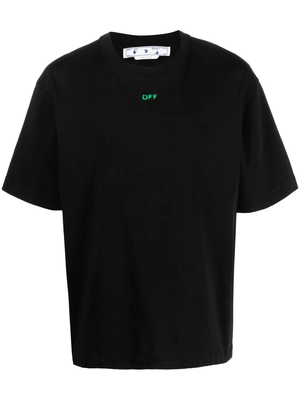 

Off-White logo-print short-sleeve T-shirt - Black