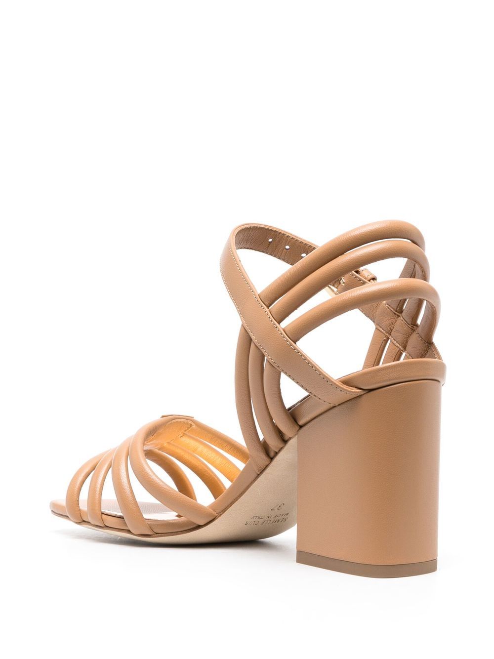 laurence dacade camila 80mm leather sandals - neutrals