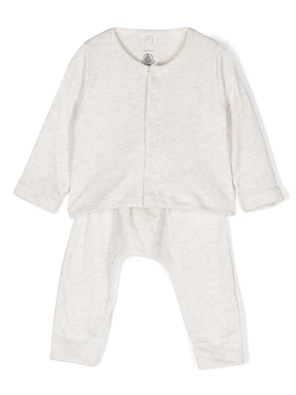 

Petit Bateau cotton tracksuit set - Neutrals