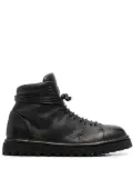 Marsèll lace-up leather combat boots - Black
