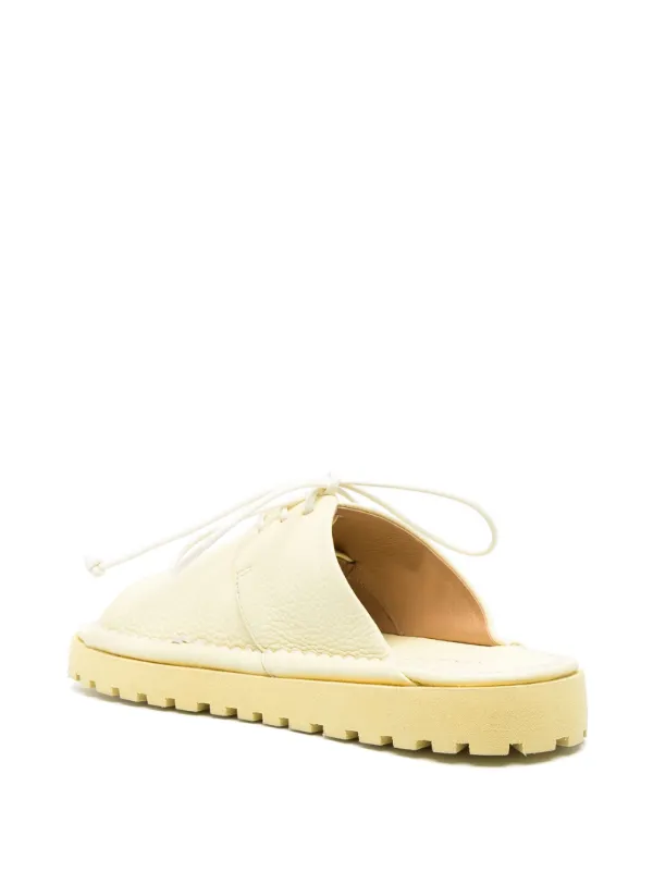サンダル・ミュール MARSELL Women Sandals MW6831188807 YELLOW Marsèll Sanpomice Leather Sandals | Yellow | FARFETCH