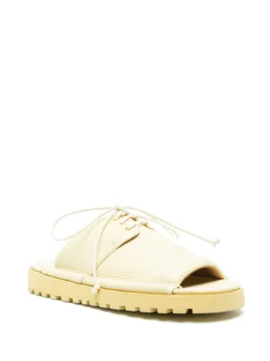 サンダル・ミュール MARSELL Women Sandals MW6831188807 YELLOW Marsèll Sanpomice Leather Sandals | Yellow | FARFETCH