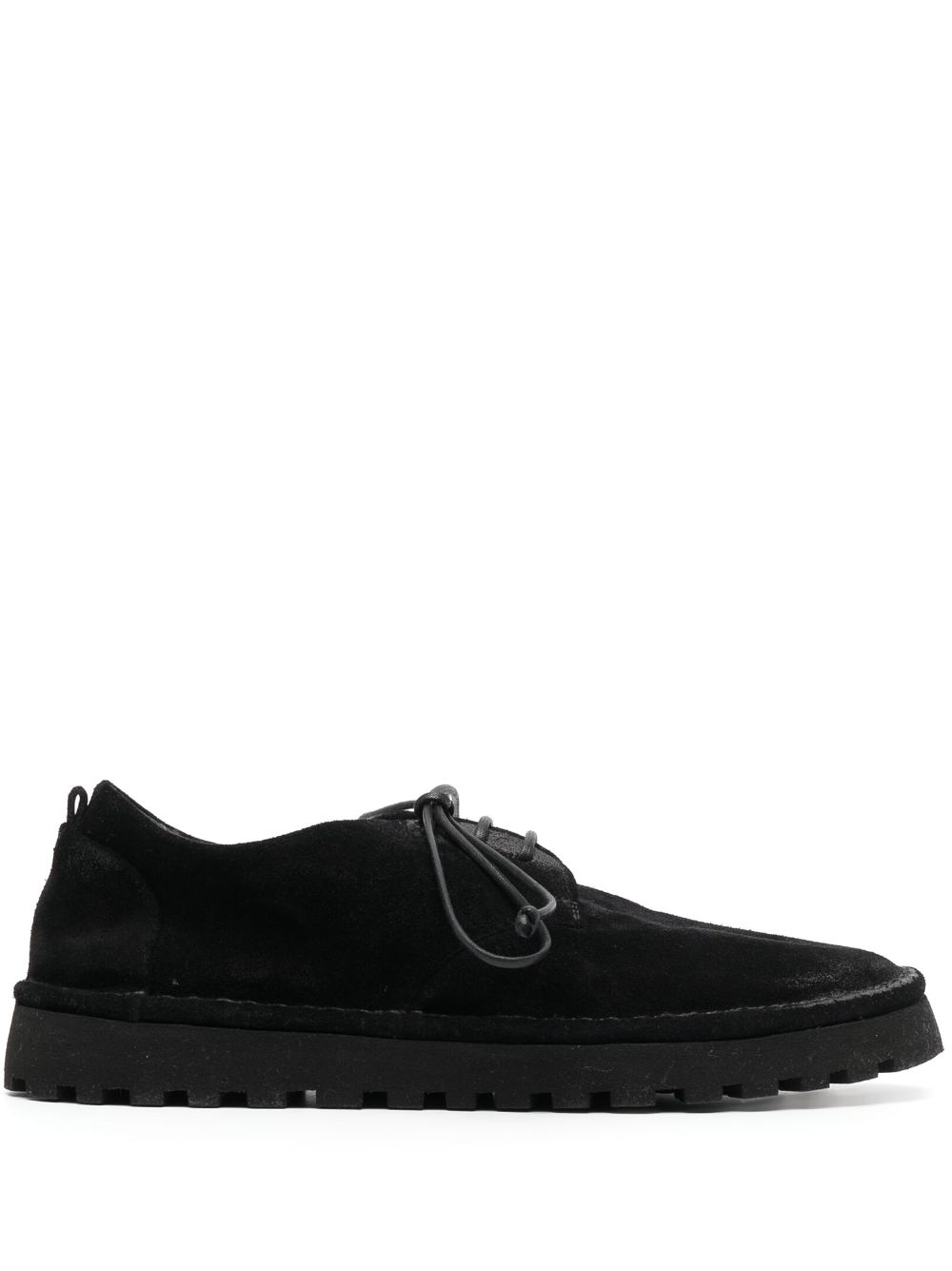 Marsèll Sancrispa Alta suede lace-up shoes - Black