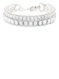 Atu Body Couture x Shir Fine Jewellery crystal-embellished choker - Silver