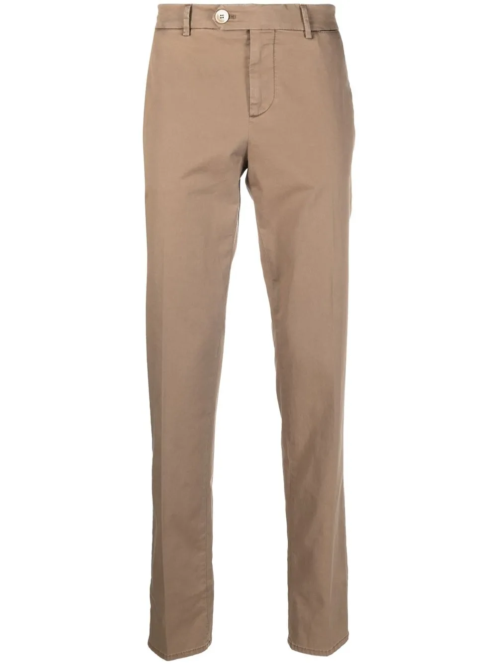 

Brunello Cucinelli straight-leg cotton trousers - Brown