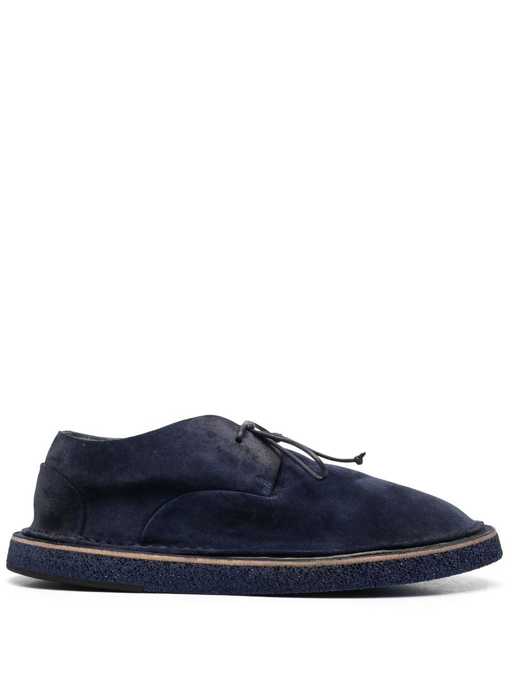 Blue suede clearance derby shoes