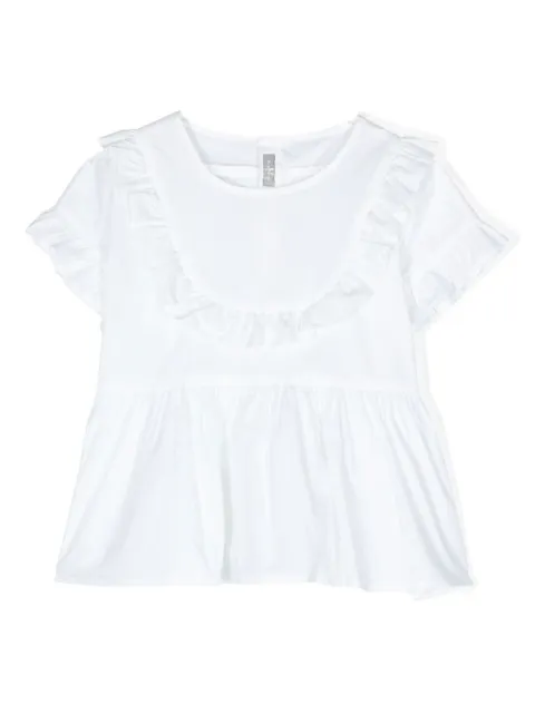 Il Gufo ruffled trim T-shirt