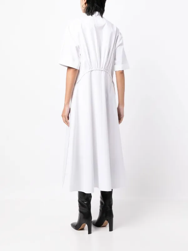 ワンピースその他 JIL SANDER Women Dresses J02CT0466J45002 White Jil Sander White cotton chemisier dress | TheDoubleF