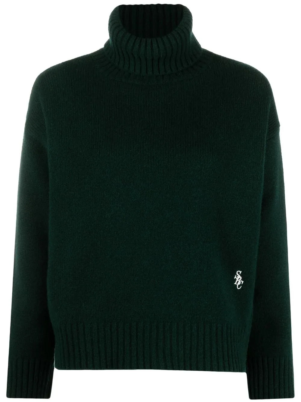 

Sporty & Rich turtleneck wool jumper - Green