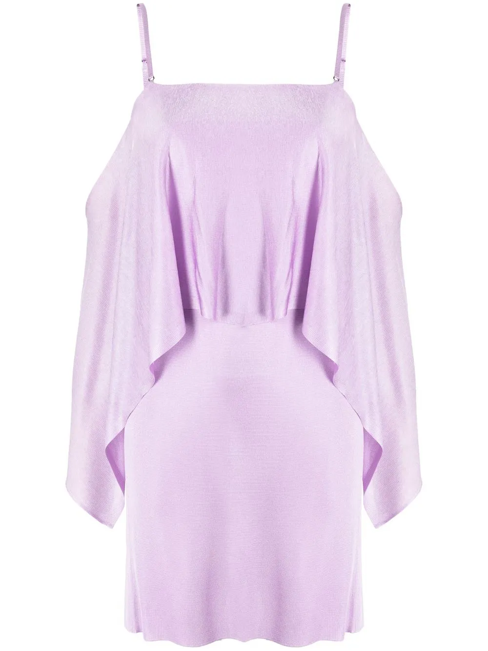 

TOM FORD vestido con cuello cuadrado - Morado