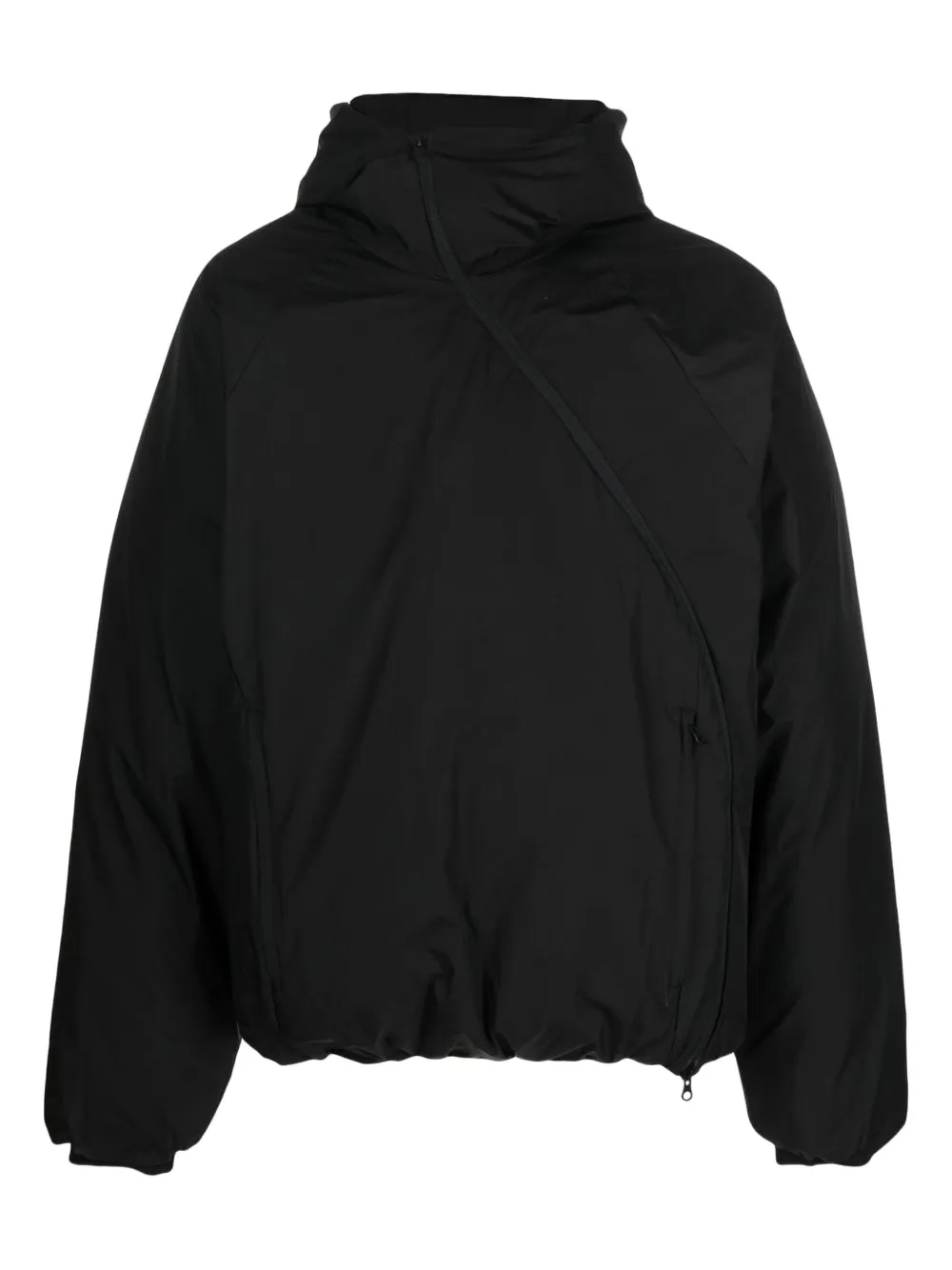 Post Archive Faction Hooded Jacket In Black