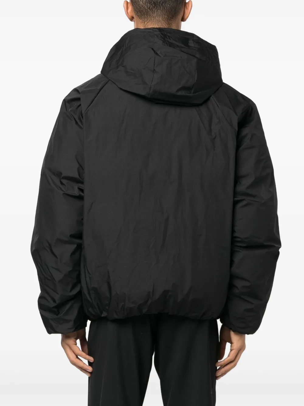 Post Archive Faction Hooded Jacket In Black