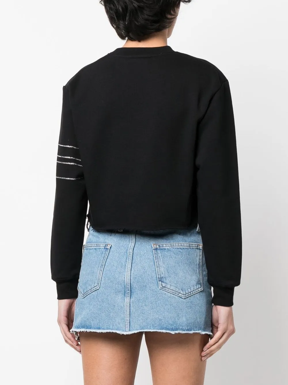 Gcds Sweatshirt In Schwarz