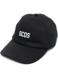 GCDS embroidered-logo detail baseball cap - Black