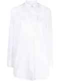 Jil Sander wrap-design cotton shirt - White