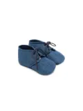 Il Gufo lace-up pre-walker shoes - Blue